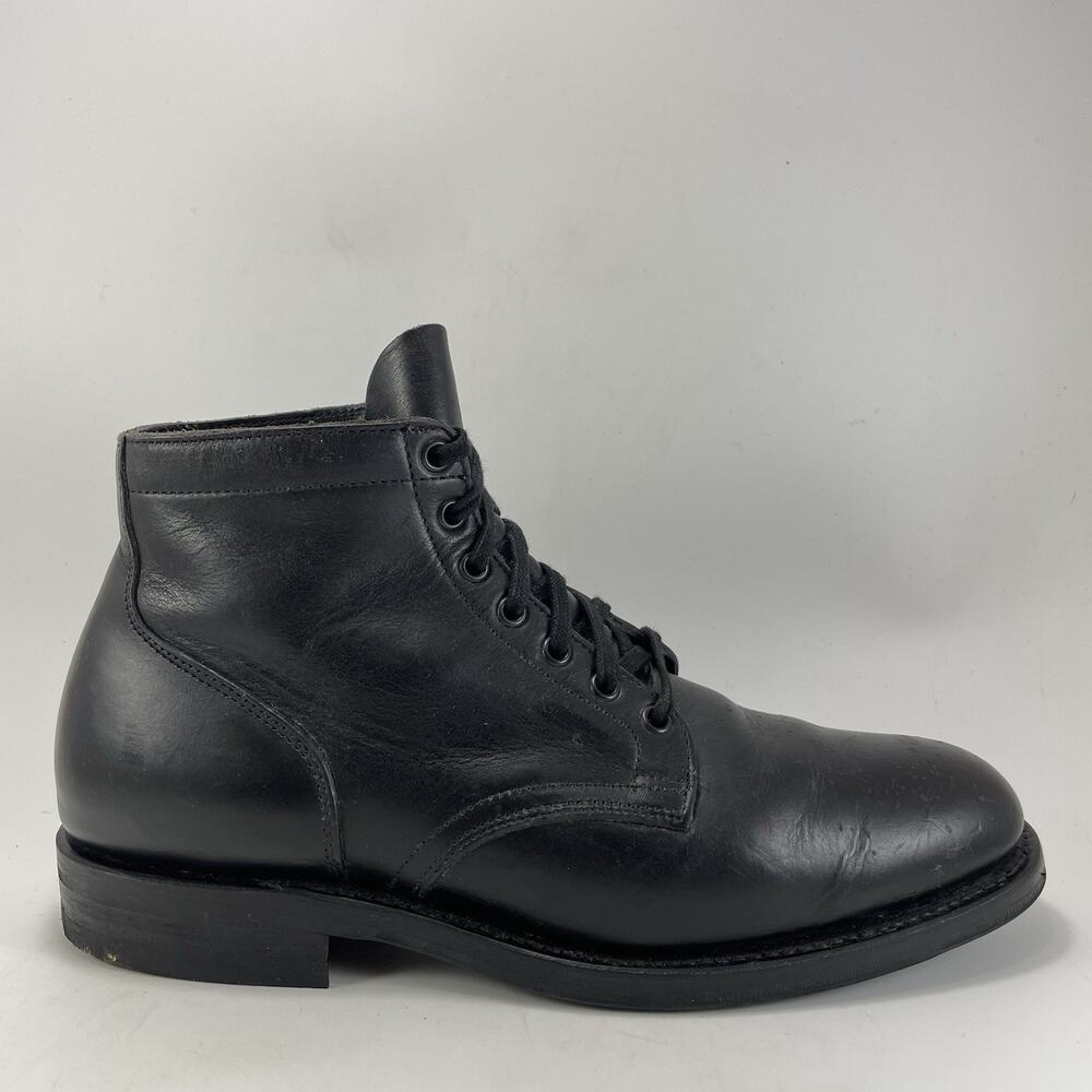 Viberg Service Boots Mens Size 10.5 US / UK 9.5 Black Leather Canada Lace Up